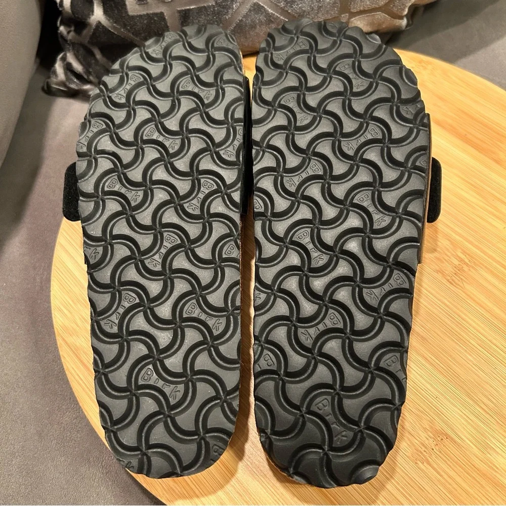 Birkenstock Madrid Big Buckle Black Leather Women’s Size 38/7-7.5 NWB - Picture 10 of 11